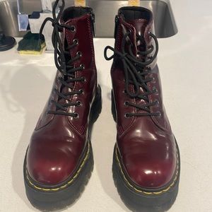 Doc Marten Jadon Burgundy Smooth